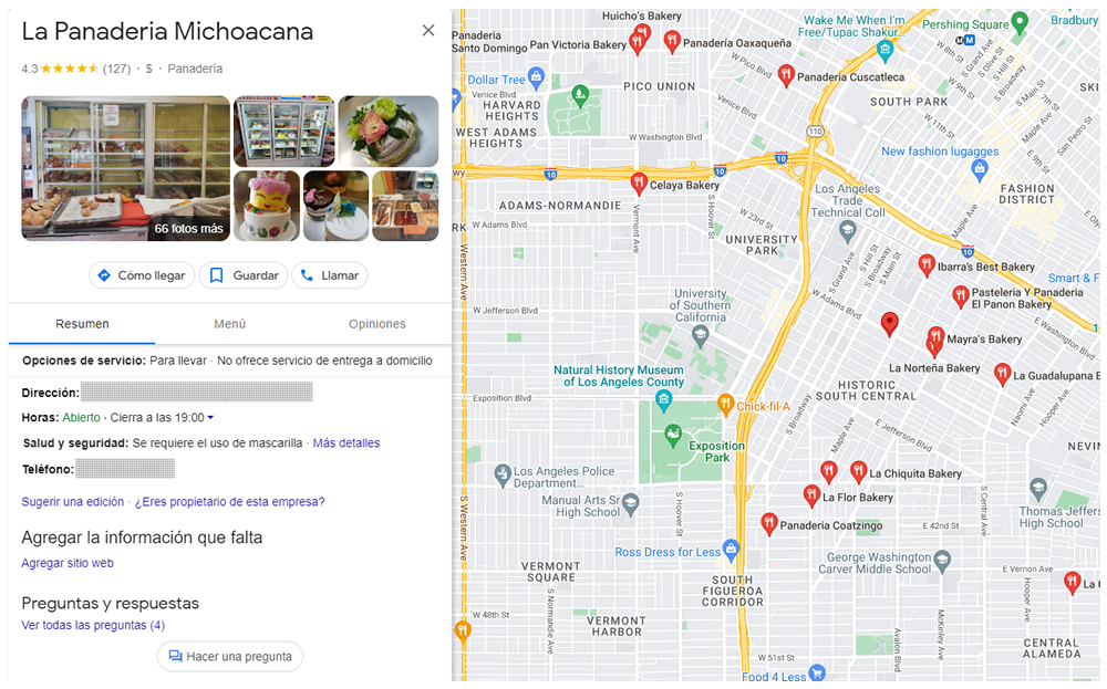Google Mi Negocio en Googel maps 